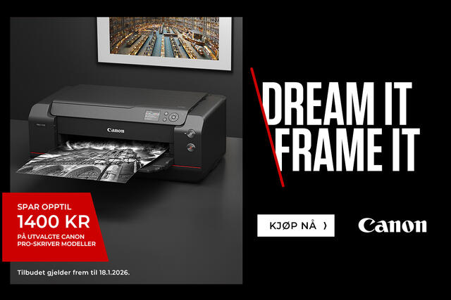 Direkterabatt på Canon skrivere